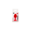Plug rouge bijou cristal Medium CHERRY 